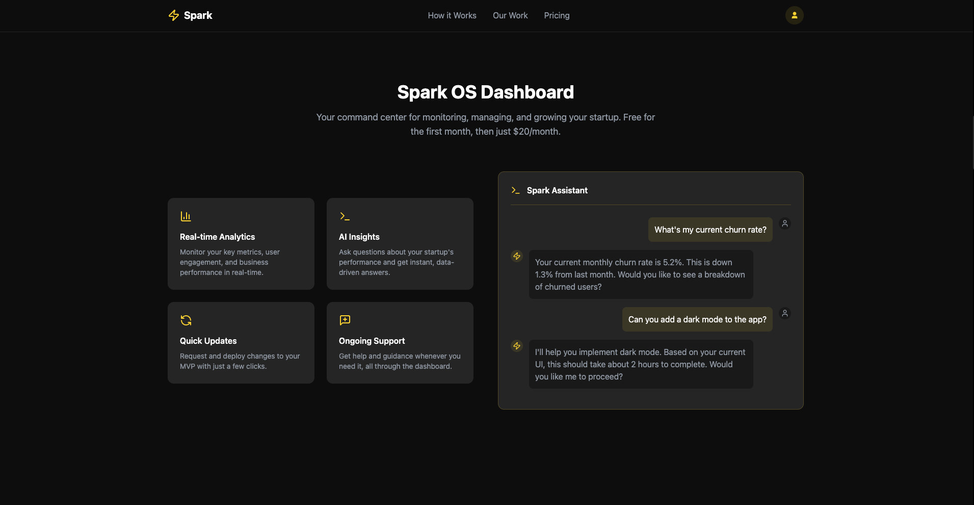 Build landing page with AI
